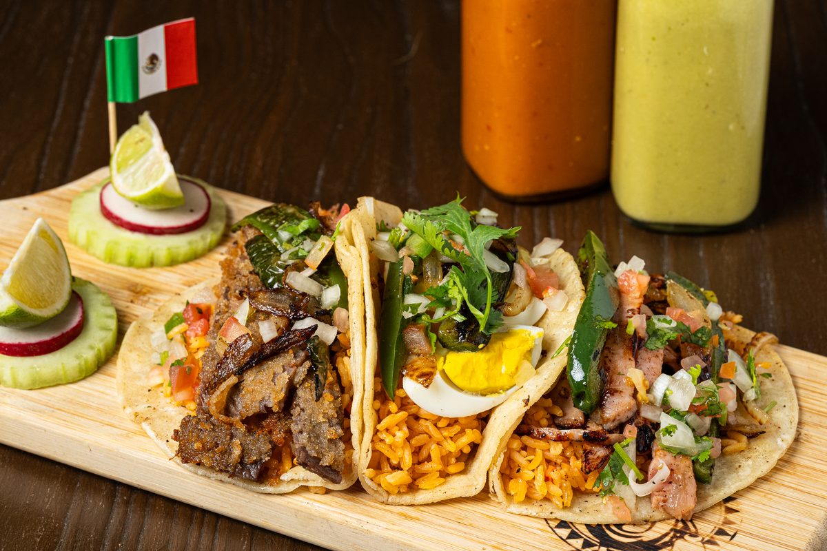Tacos placeros variety platter Tortas Lokas New Jersey